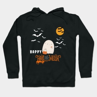 Friendly Ghost Halloween Cute Hoodie